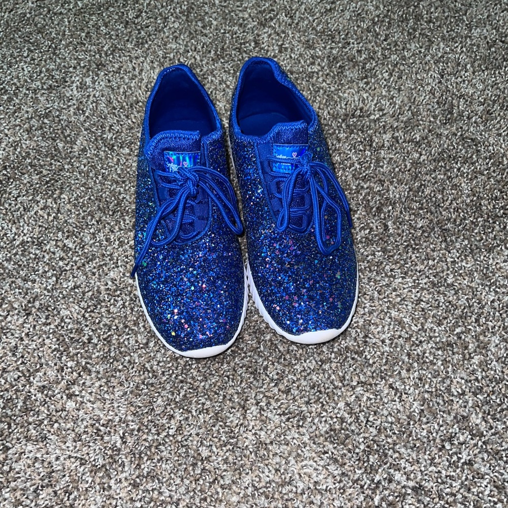 Sequin Tennis Shoes. Southern Fried Chicks. Size 9.